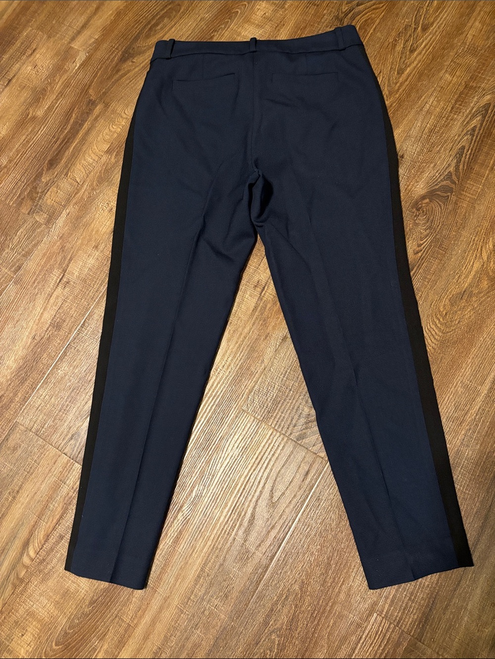 kate spade Navy Dress Pants with Black Side Stripe - Picture 5 of 7